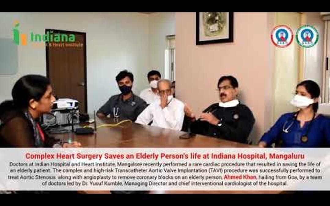 Indiana Hospital #Complex Heart Surgery Saves an Elderly Person’s Life, Managluru.